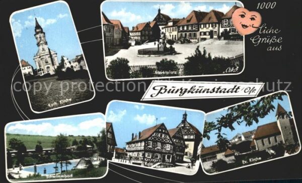 Burgkunstadt Katholische Evangelische Kirche Marktpl