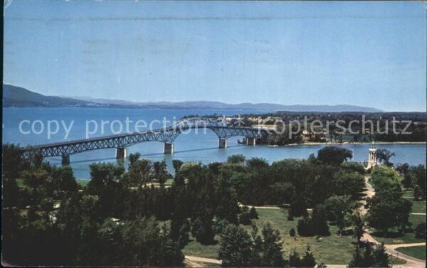 Champlain New York Champlain Bridge Fort St. Frederic Samu