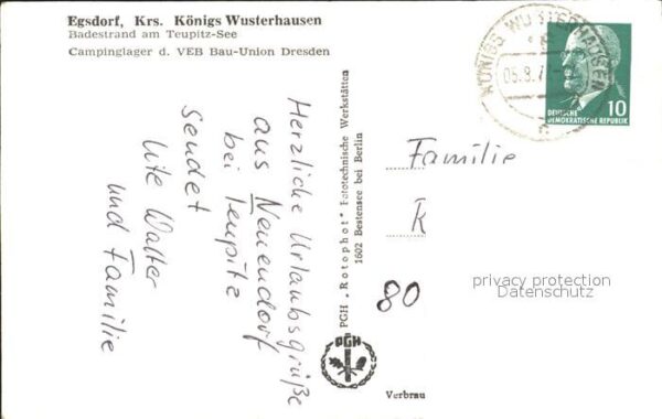 Egsdorf Teupitz Badestrand See – Bild 2