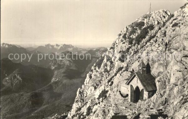 Bad Reichenhall Staufenkapelle Gipfelkreuz Loferer Stei