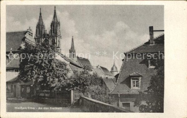 Meissen Elbe Sachsen An der Freiheit