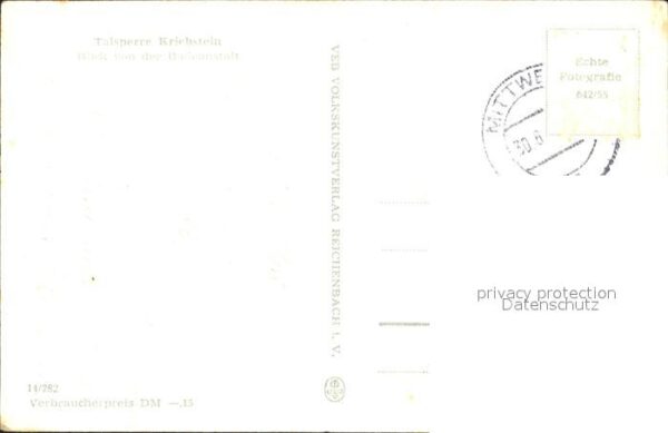 Talsperre Kriebstein Blick von der Badeanstalt – Bild 2