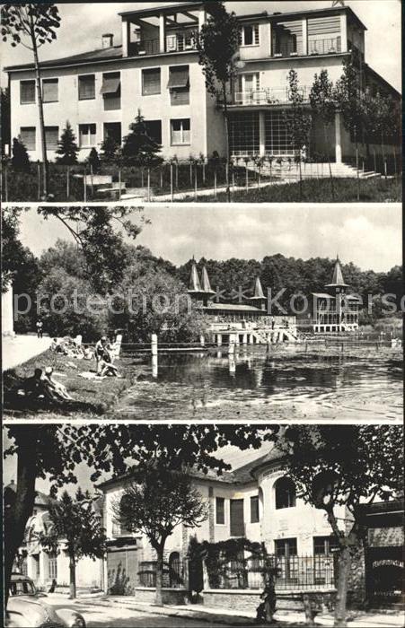 Heviz Waldbad Gebäude