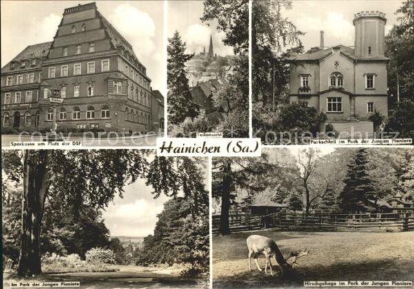 Hainichen Sachsen Parkschloss Park Jungen Pioniers Hischg
