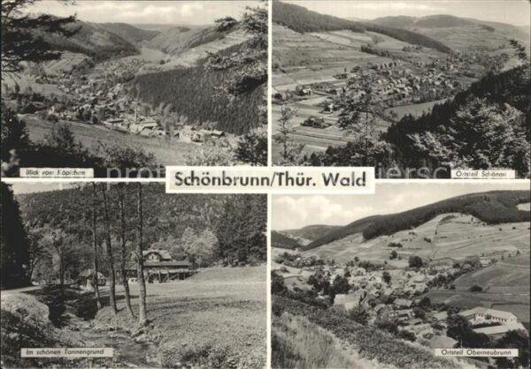 Schoenbrunn Schleusegrund Schönau Köplchen Oberneubrunn