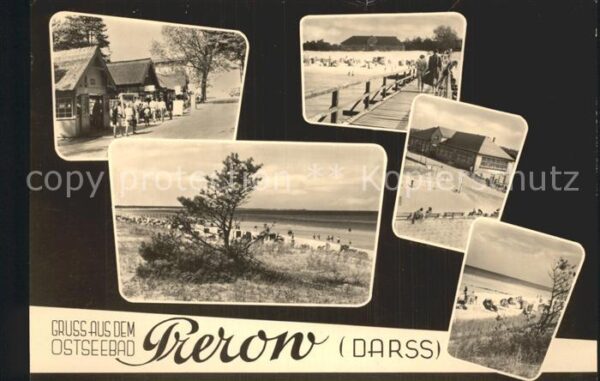 Prerow Ostseebad Kiosk Strand Seebrücke