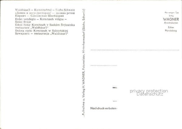 Kirnitzschtal Waldhaus – Bild 2