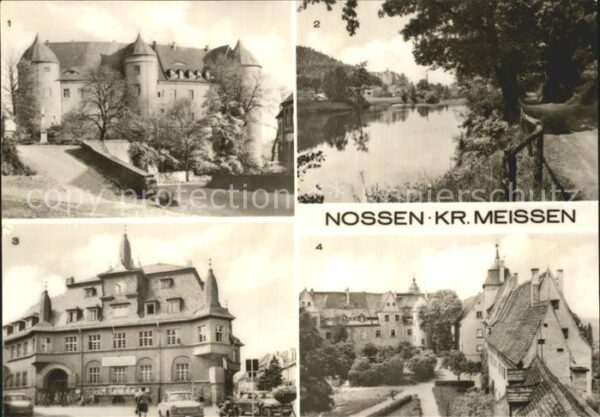 Nossen Schloss Freiberger Mulde Rathaus