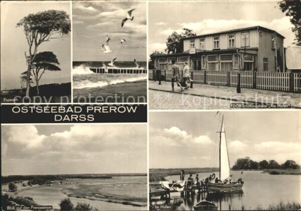 Prerow Ostseebad FDGB-Erholungsheim Am Hafen Esperort Mö