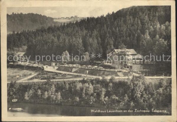Talsperre Kriebstein Waldhaus Lauenhain