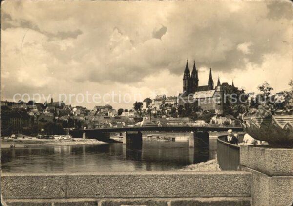 Meissen Elbe Sachsen Albrechtsburg Dom