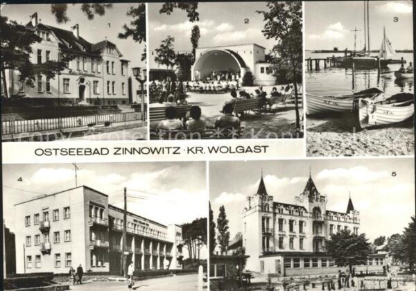 Zinnowitz Ostseebad Heim Stachanow Achterwasser Ernst-Thälm