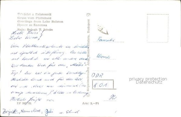 Balaton Plattensee Camping – Bild 2