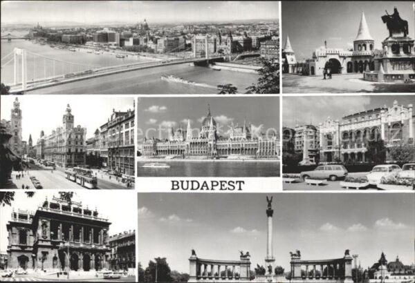 Budapest Brücke Denkmal Schloss