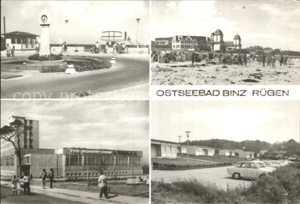 Binz Ruegen FDGB-Urlauberrestaurant Strand