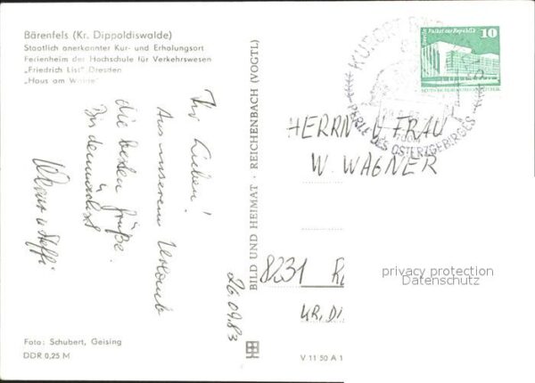 Baerenfels Erzgebirge Ferienheim Friedrich List Haus am Walde – Bild 2