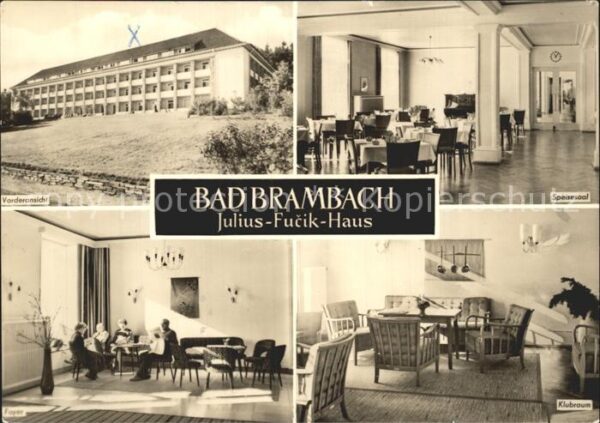 Bad Brambach Julius-Fucik-Haus Speisesaal Klubraum F