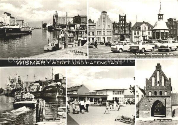 Wismar Mecklenburg Alter Schwede Reuterhaus Markt Altes Wa