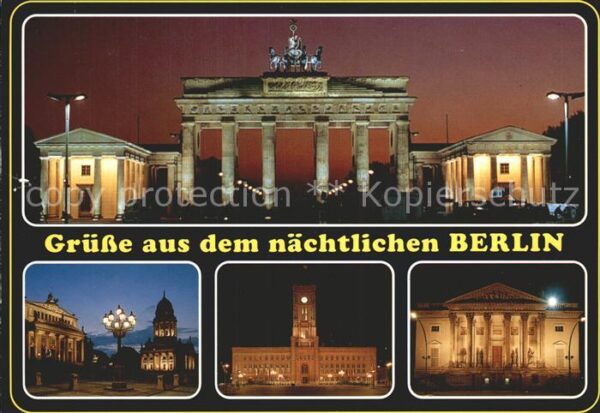 Berlin Brandenburger Tor Rotes Rathaus