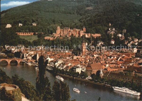Heidelberg Neckar Schloss Alte Brücke