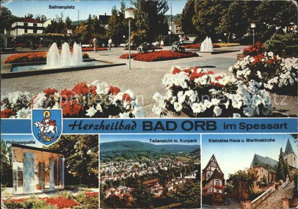Bad Orb Salinenplatz kleinstes Haus Martinskirc
