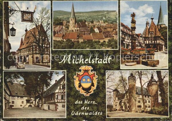 Michelstadt Schloss Kirche Brunnen