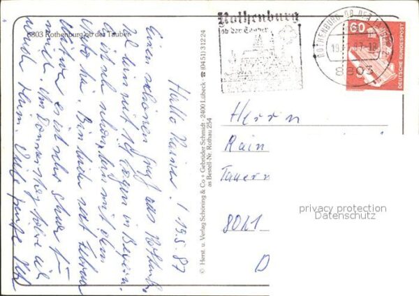 Rothenburg Tauber Klingentor Rathaus Rödertor Plönlein Ma – Bild 2