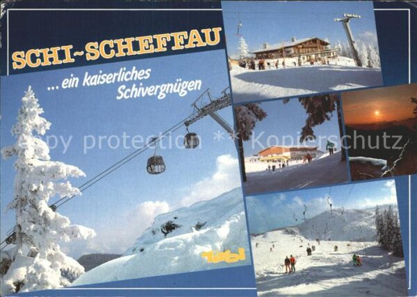 Scheffau Wilden Kaiser Personen-Gondelbahn Brandstadl Bergstat