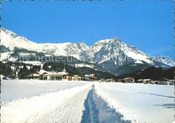 Scheffau Wilden Kaiser Ortsansicht