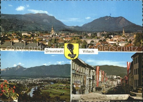 Villach Kaernten Dobratsch Bleiberg Mittagskogel Hauptpl