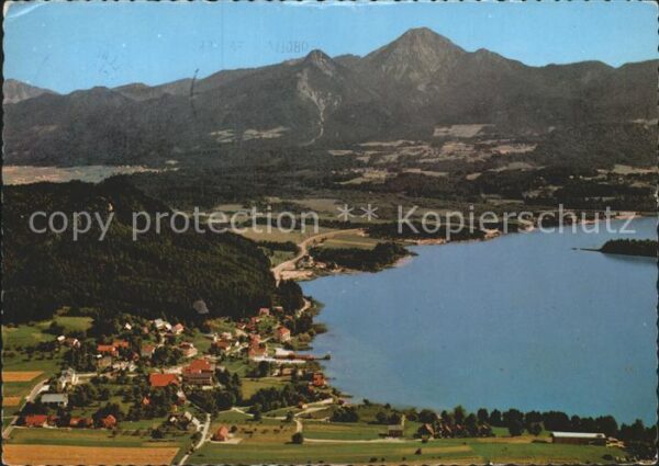Egg Faakersee Fliegeraufnahme
