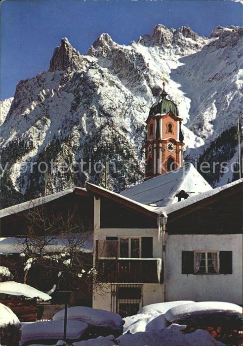 Mittenwald Karwendel Tirol Kirchturm