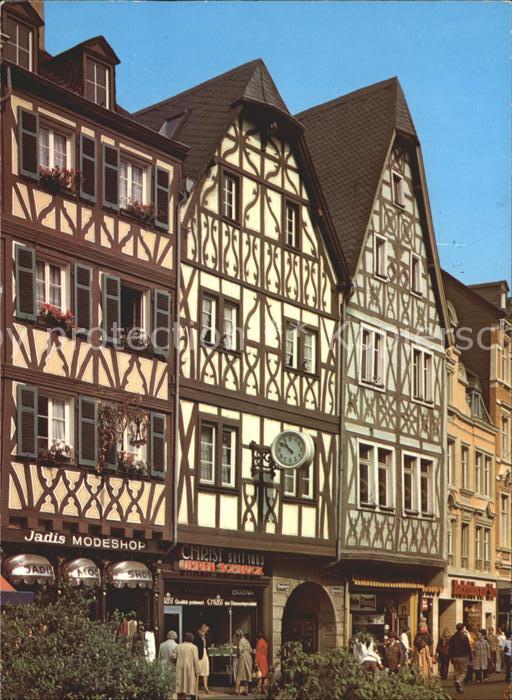 Trier Alte Rachwerkhäuser Hauptmarkt