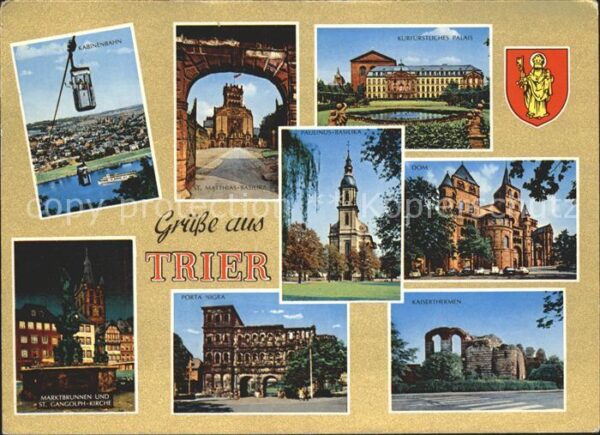 Trier Kabinenbahn Kaiserthermen Porta Nigra