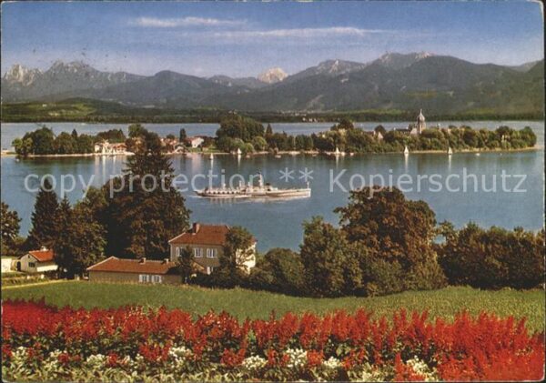 Chiemsee Fraueninsel Dampfer