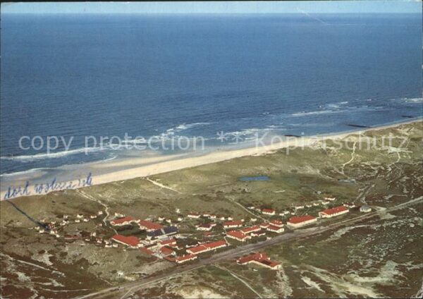 Kampen Sylt Fliegeraufnahme Nordseeheim Klappholtal