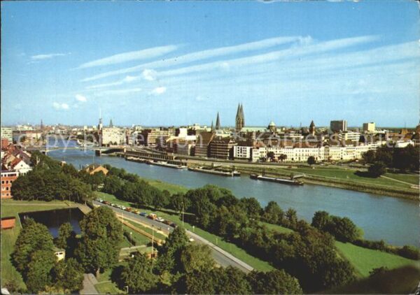 Bremen Weser Stadtansicht