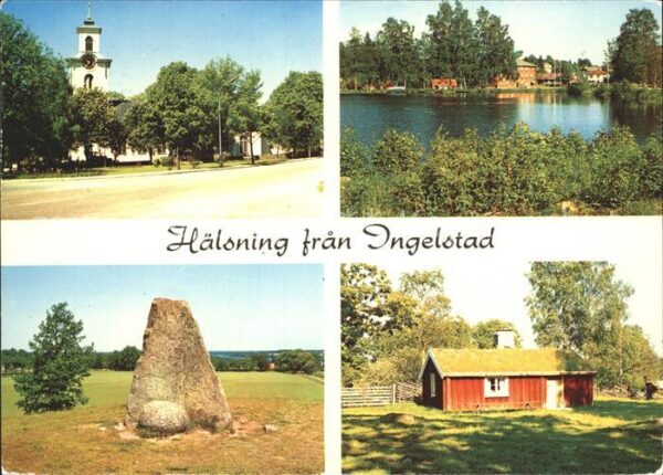 Haelsning Ingelstad Kirche Stein