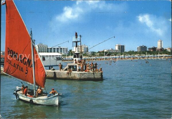 Milano Marittima Hafen Strand Segelboot