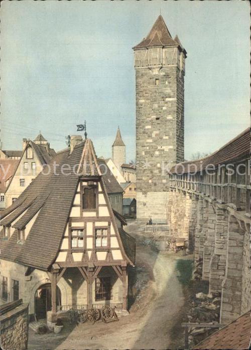 Rothenburg Tauber Alte Schmiede Röderturm