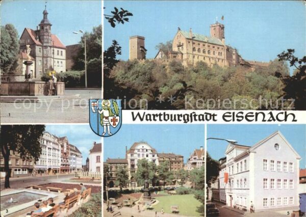 Eisenach Thueringen Georgenbrunnen Residenzhaus Bahnhofstra