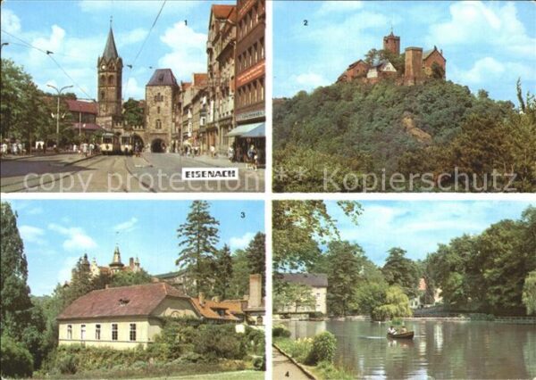 Eisenach Thueringen Platz der Deusch-Sowjetischen Freundsch