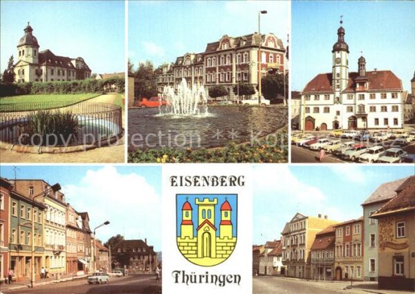 Eisenberg Thueringen Rathaus Schlosskirche Ernst-Thälmann-Pl