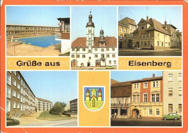 Eisenberg Thueringen Rathaus Gaststätte Trompeterschlösssche