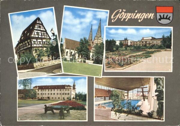 Goeppingen Storchen Oberhofen Kirche Stadt-Halle S