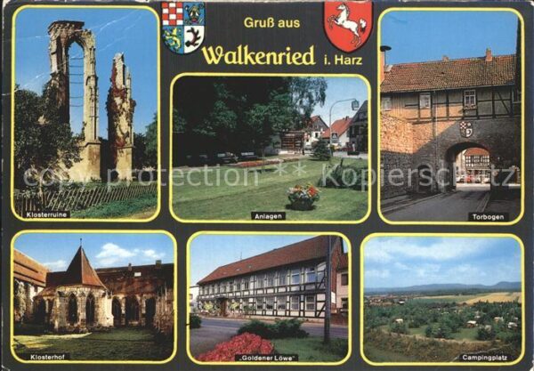 Walkenried Klosterruine Anlagen Torbogen Goldener