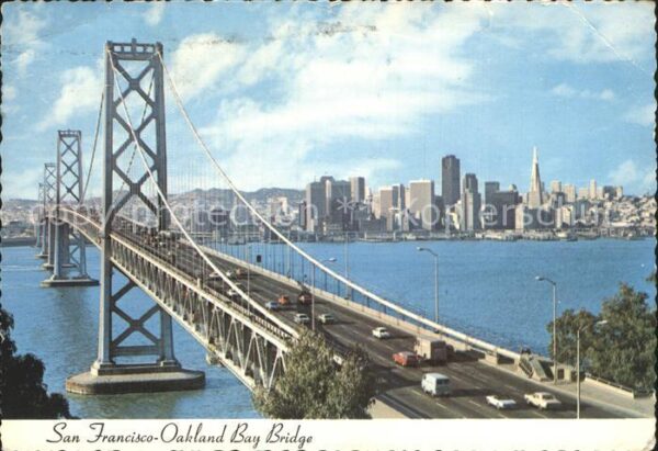 San Francisco California Oakland Bay Bridge