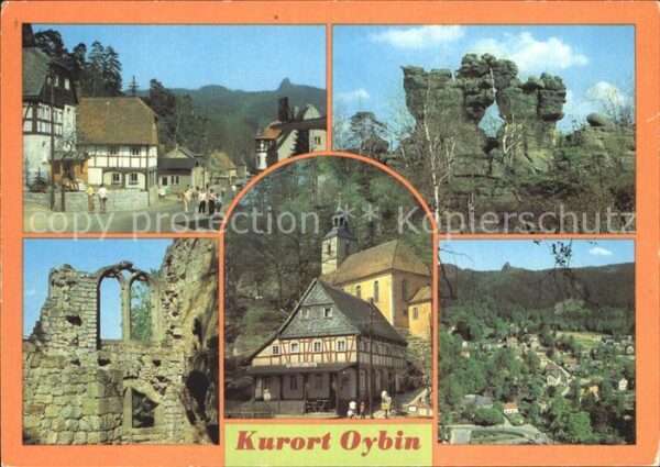 Oybin Felsentor Töpfer Burgruine Bergaufgang