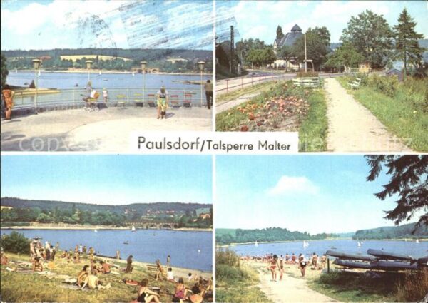 Paulsdorf Dippoldiswalde Stausee Gaststätte Seeblick Strandbad C