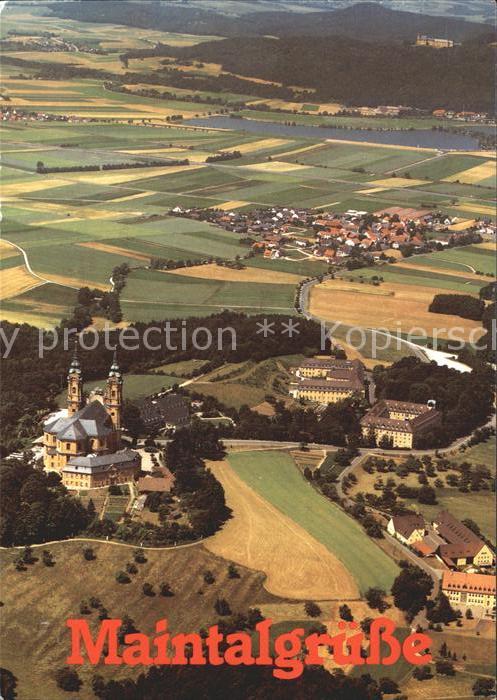 Kloster Banz Fliegeraufnahme Basilika Vierzehnheilig